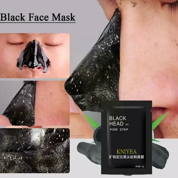 1pcs 6g Black Face Mask Blackhead Black Head Remover Makeup Peel Masks Acne Beauty Cleaning Mask Black Black From Dots Skin - Image 2