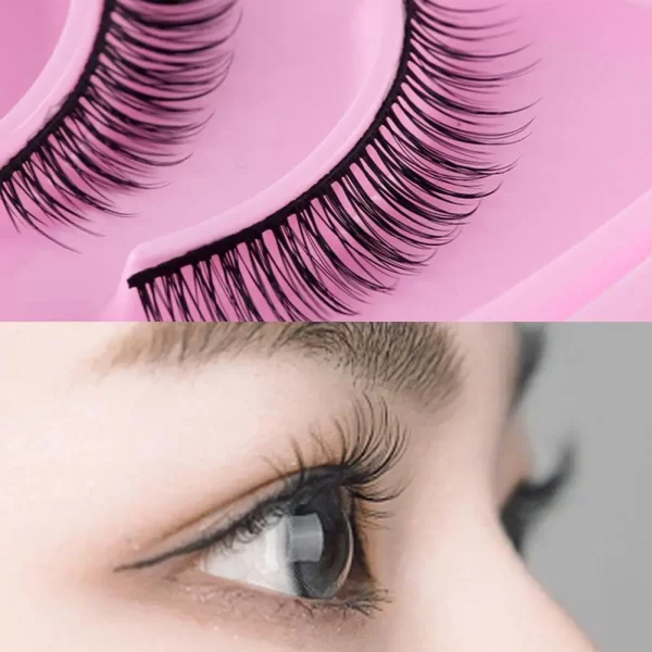 False Eyelashes Reusable Self-adhesive Lashes Glue-free Extension Makeup Beauty Strip Professional Tools Eyelash Full O6s9 - Image 3