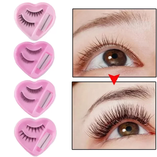 False Eyelashes Reusable Self-adhesive Lashes Glue-free Extension Makeup Beauty Strip Professional Tools Eyelash Full O6s9 - Image 4