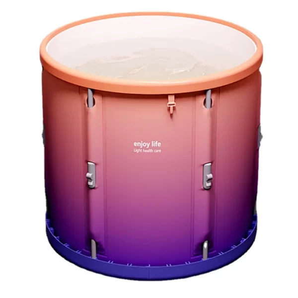 Household Bathing Barrel Adult Sweat Steaming Folding Baby Child Bathing Bathtub Thickening Baignoire Pliable Bathtub KC50YP - Image 4