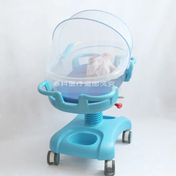 Luxury air controlled lifting mother, baby, and postpartum clubhouse center newborn crib with high transparency - Image 3
