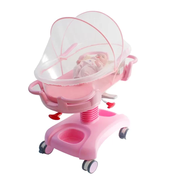 Luxury air controlled lifting mother, baby, and postpartum clubhouse center newborn crib with high transparency - Image 5