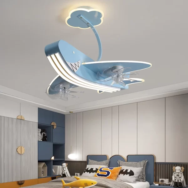 New Children's Room Lighting Baby Boys Kids Room Cartoon Ceiling Light Bedroom Chandelier Pendant Lamp Люстра Потолочная - Image 3