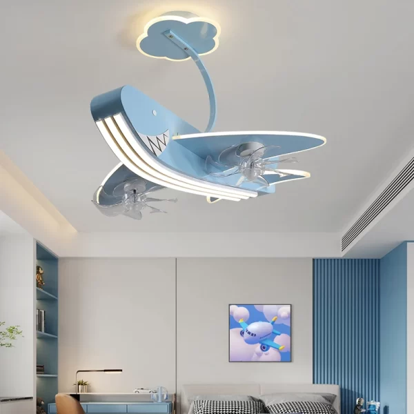 New Children's Room Lighting Baby Boys Kids Room Cartoon Ceiling Light Bedroom Chandelier Pendant Lamp Люстра Потолочная - Image 4