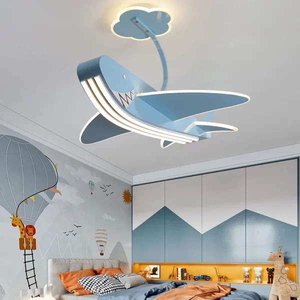 New Children's Room Lighting Baby Boys Kids Room Cartoon Ceiling Light Bedroom Chandelier Pendant Lamp Люстра Потолочная