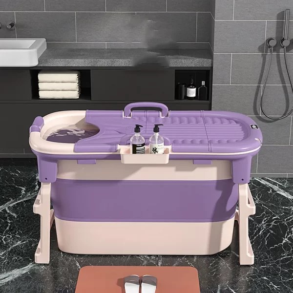 Shower White Bathtubs Big Foldable Baby Women Adults Baby Bathtub Items Bathroom Foot Baignoire Pliante House Accessories - Image 2