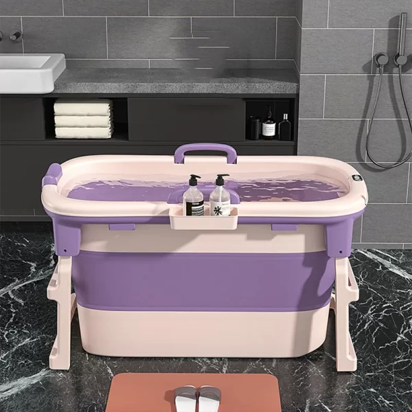 Shower White Bathtubs Big Foldable Baby Women Adults Baby Bathtub Items Bathroom Foot Baignoire Pliante House Accessories - Image 4