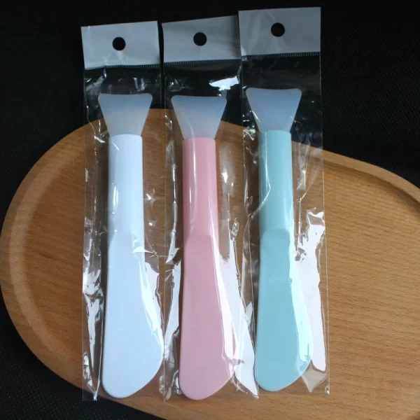 Silicone Facial Mask Brush Soft Head With Scraper Integrated Dual-use Mud Film Brush DIY Film Adjusting Beauty Tool Beauty - Image 5