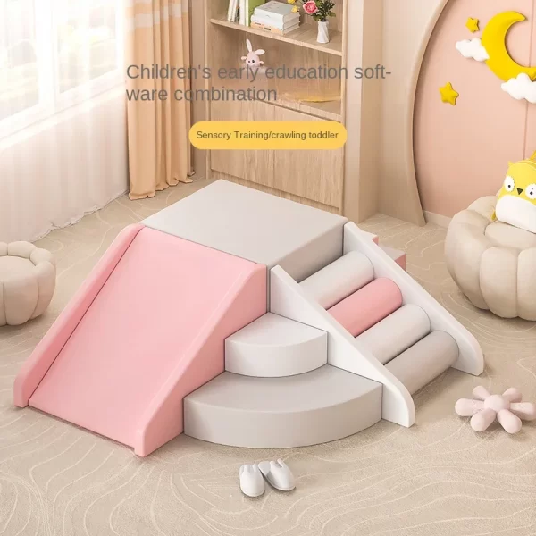 Soft Crawling Combination Baby Sensory Training Climbing Ladder Crawling Baby Soft Bag Stairs Early Education Center Climbing - Image 3