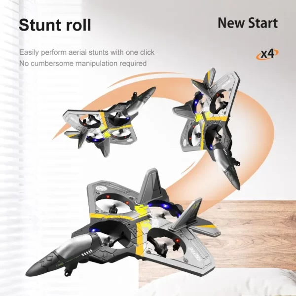 V17 RC Remote Control Airplane 2.4G Remote Control Fighter Hobby Plane Glider Airplane EPP Foam Toys RC Drone Kids Gift - Image 5