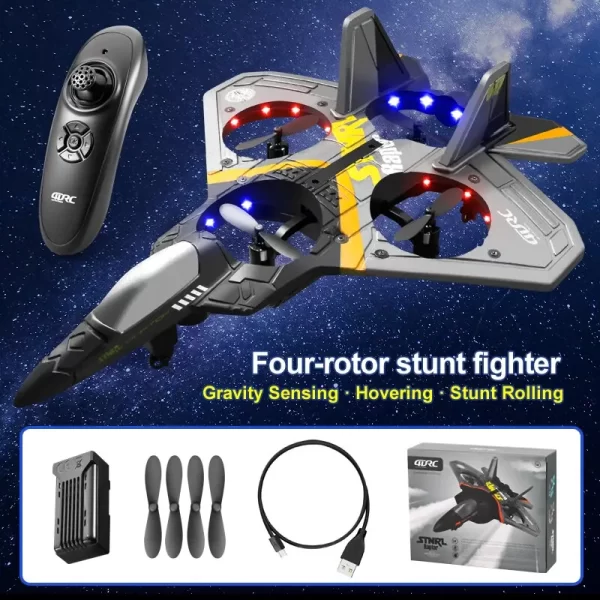 V17 RC Remote Control Airplane 2.4G Remote Control Fighter Hobby Plane Glider Airplane EPP Foam Toys RC Drone Kids Gift - Image 6
